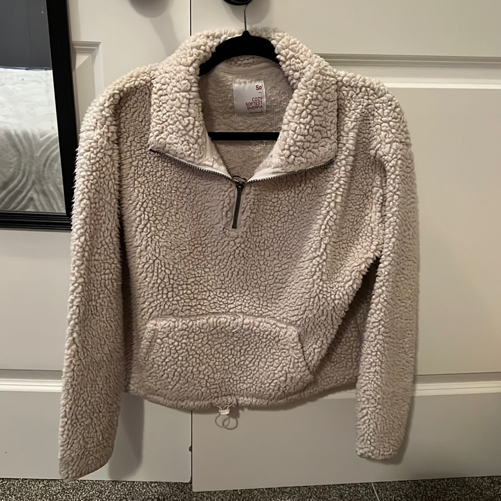 Fuzzy sweatshirt